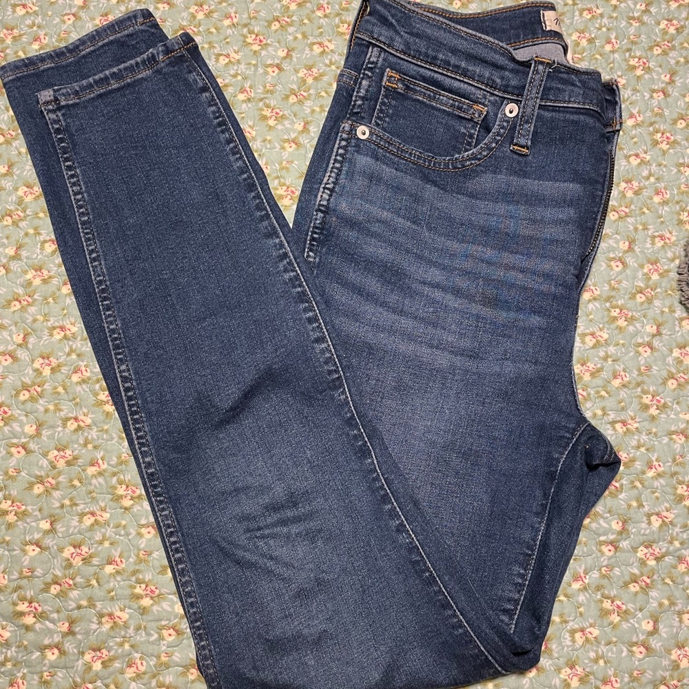 Madewell 10” high rise skinny jeans